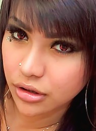 Ladyboy Eye by the mirror in...